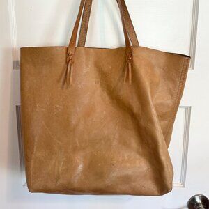 Madewell Tan Leather Tote